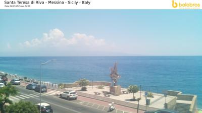 immagine della webcam nei dintorni di Messina: webcam Santa Teresa di Riva