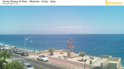 immagine della webcam nei dintorni di Reggio Calabria: webcam Santa Teresa di Riva