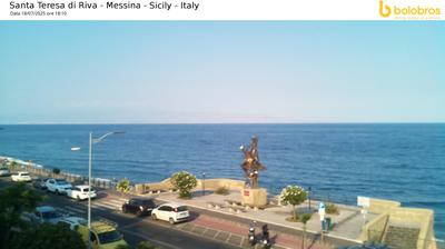 immagine della webcam nei dintorni di Terme Vigliatore: webcam Santa Teresa di Riva