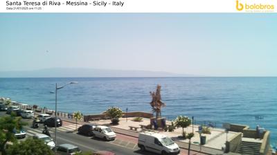 immagine della webcam nei dintorni di Giardini-Naxos: webcam Santa Teresa di Riva
