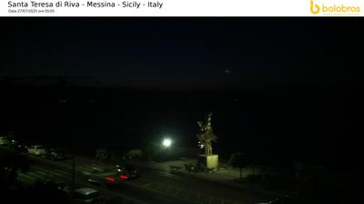 immagine della webcam nei dintorni di Messina: webcam Santa Teresa di Riva