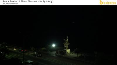 immagine della webcam nei dintorni di Santa Maria La Strada: webcam Santa Teresa di Riva