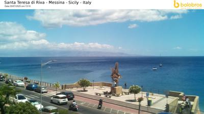 immagine della webcam nei dintorni di Santa Maria La Strada: webcam Santa Teresa di Riva
