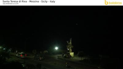 immagine della webcam nei dintorni di Reggio Calabria: webcam Santa Teresa di Riva