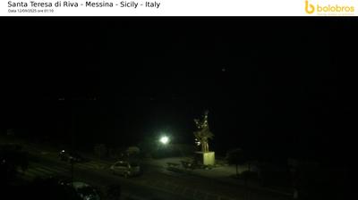 immagine della webcam nei dintorni di Nunziata: webcam Santa Teresa di Riva