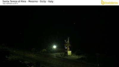 immagine della webcam nei dintorni di Reggio Calabria: webcam Santa Teresa di Riva