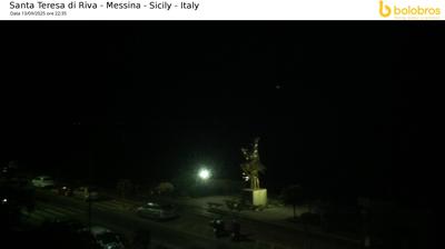 immagine della webcam nei dintorni di Barcellona Pozzo di Gotto: webcam Santa Teresa di Riva