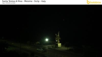 immagine della webcam nei dintorni di Taormina: webcam Santa Teresa di Riva