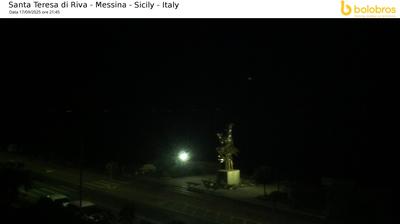 immagine della webcam nei dintorni di Barcellona Pozzo di Gotto: webcam Santa Teresa di Riva