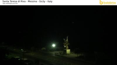 immagine della webcam nei dintorni di Barcellona Pozzo di Gotto: webcam Santa Teresa di Riva