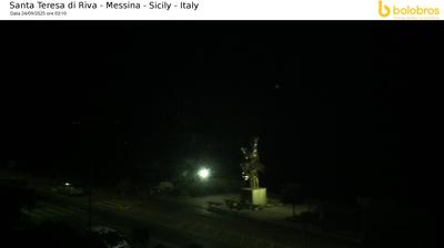 immagine della webcam nei dintorni di Barcellona Pozzo di Gotto: webcam Santa Teresa di Riva