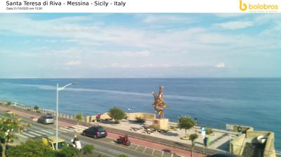 immagine della webcam nei dintorni di Taormina: webcam Santa Teresa di Riva