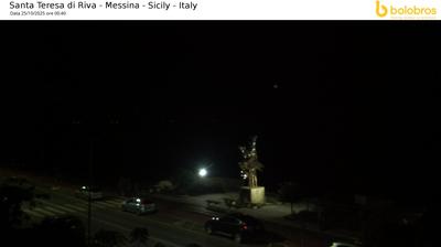 immagine della webcam nei dintorni di Terme Vigliatore: webcam Santa Teresa di Riva