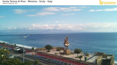 immagine della webcam nei dintorni di Messina: webcam Santa Teresa di Riva