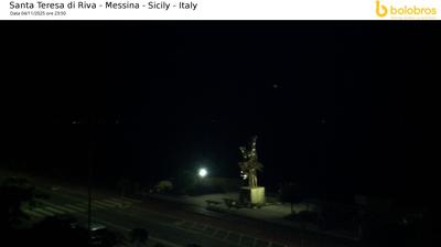 immagine della webcam nei dintorni di Barcellona Pozzo di Gotto: webcam Santa Teresa di Riva