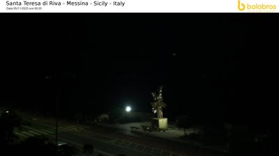 immagine della webcam nei dintorni di Barcellona Pozzo di Gotto: webcam Santa Teresa di Riva