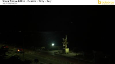 immagine della webcam nei dintorni di Taormina: webcam Santa Teresa di Riva