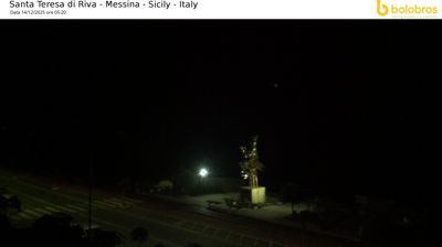 immagine della webcam nei dintorni di Messina: webcam Santa Teresa di Riva