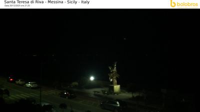 immagine della webcam nei dintorni di Barcellona Pozzo di Gotto: webcam Santa Teresa di Riva