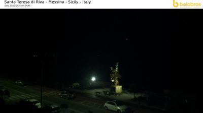 immagine della webcam nei dintorni di Barcellona Pozzo di Gotto: webcam Santa Teresa di Riva