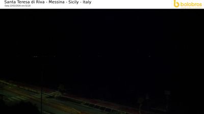 immagine della webcam nei dintorni di Barcellona Pozzo di Gotto: webcam Santa Teresa di Riva