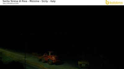 immagine della webcam nei dintorni di Messina: webcam Santa Teresa di Riva