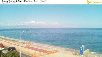immagine della webcam nei dintorni di Reggio Calabria: webcam Santa Teresa di Riva