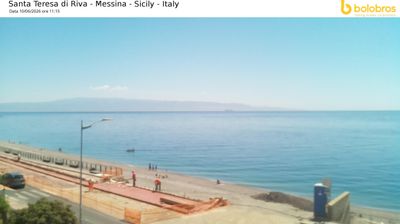 immagine della webcam nei dintorni di Messina: webcam Santa Teresa di Riva