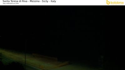 immagine della webcam nei dintorni di Messina: webcam Santa Teresa di Riva