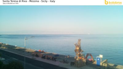 immagine della webcam nei dintorni di Guidomandri Marina: webcam Santa Teresa di Riva