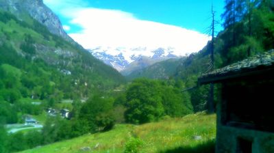 immagine della webcam nei dintorni di Brusson: webcam Gressoney-Saint-Jean