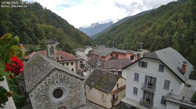 immagine della webcam nei dintorni di Lusentino: webcam Bognanco fonti