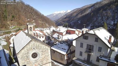 immagine della webcam nei dintorni di Bognanco fonti: webcam Bognanco