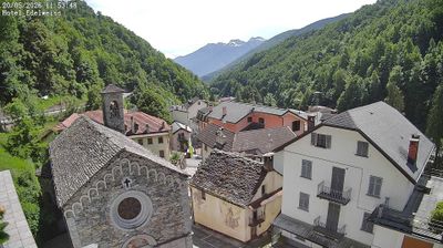immagine della webcam nei dintorni di Domodossola: webcam Bognanco fonti