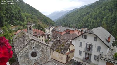 immagine della webcam nei dintorni di Santa Maria Maggiore: webcam Bognanco fonti