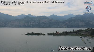 immagine della webcam nei dintorni di Passo delle Fittanze: webcam Malcesine