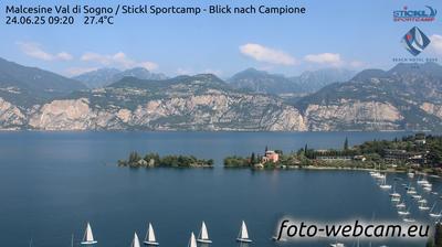 immagine della webcam nei dintorni di Riva del Garda: webcam Malcesine
