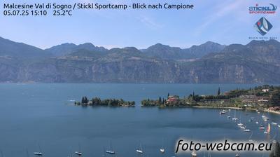 immagine della webcam nei dintorni di Nago-Torbole: webcam Malcesine