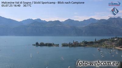 immagine della webcam nei dintorni di Molina di Ledro: webcam Malcesine