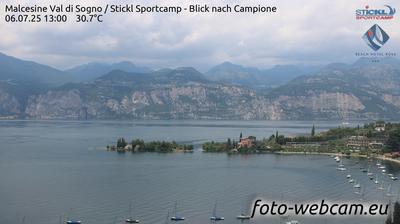 immagine della webcam nei dintorni di Caprino Veronese: webcam Malcesine