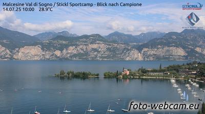 immagine della webcam nei dintorni di San Zeno di Montagna: webcam Malcesine