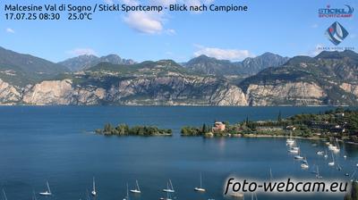 immagine della webcam nei dintorni di Toscolano-Maderno: webcam Malcesine