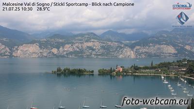 immagine della webcam nei dintorni di San Giacomo di Brentonico: webcam Malcesine
