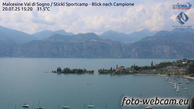 immagine della webcam nei dintorni di Tremosine sul Garda: webcam Malcesine