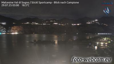 immagine della webcam nei dintorni di Ferrara di Monte Baldo: webcam Malcesine