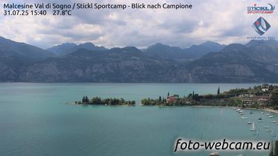 immagine della webcam nei dintorni di Tiarno di Sopra: webcam Malcesine