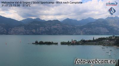 immagine della webcam nei dintorni di Tiarno di Sopra: webcam Malcesine