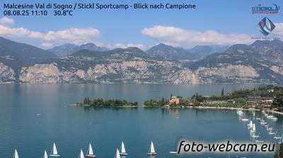 immagine della webcam nei dintorni di Bezzecca: webcam Malcesine