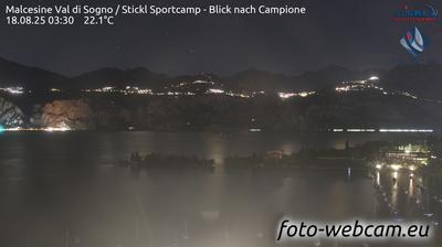 immagine della webcam nei dintorni di San Zeno di Montagna: webcam Malcesine