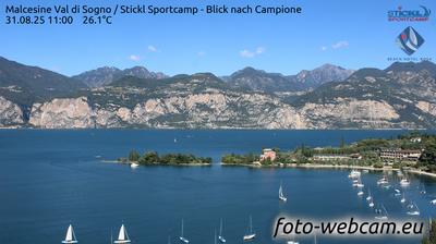 immagine della webcam nei dintorni di Toscolano-Maderno: webcam Malcesine